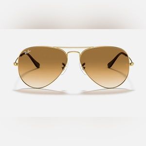 Brown aviator Ray Ban - preloved